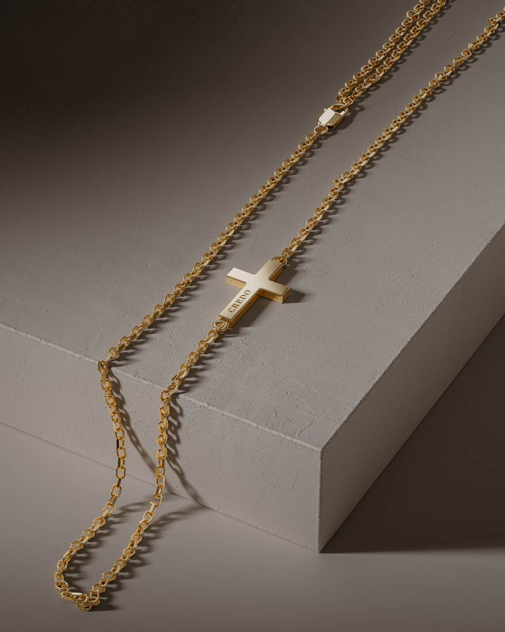 Women's Side Cross Necklace