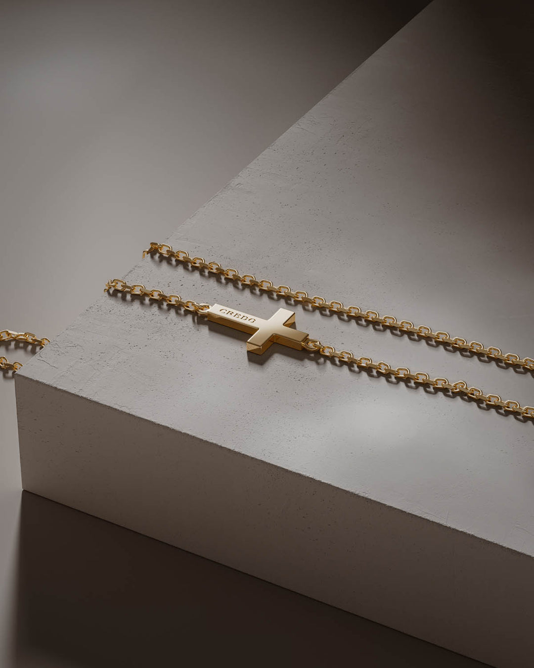 Women's Side Cross Necklace