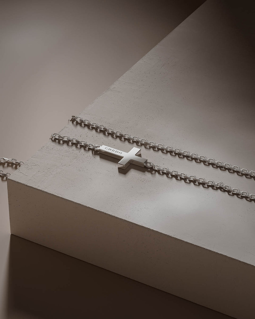 Women's Side Cross Necklace