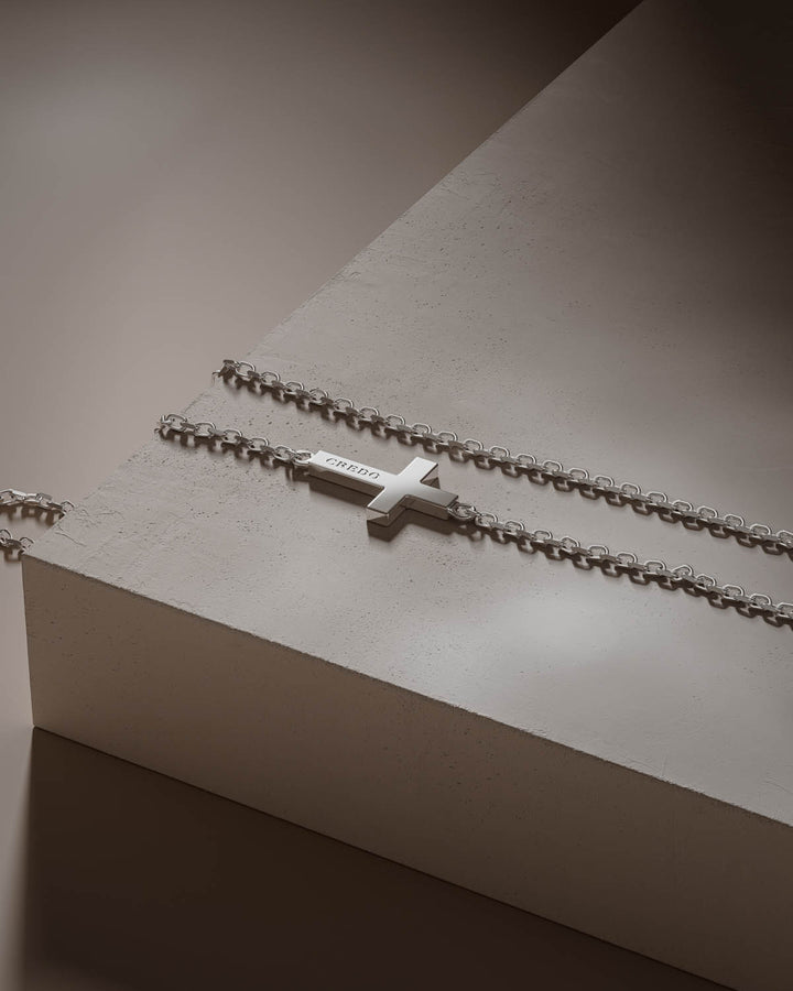 Women's Side Cross Necklace
