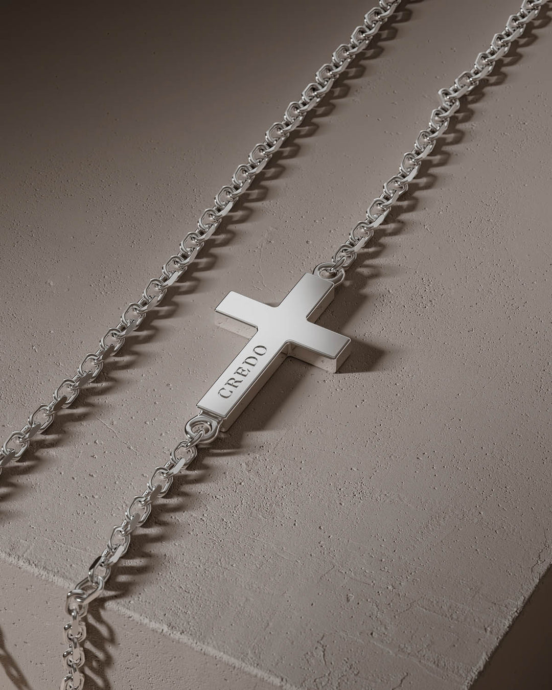 Women's Side Cross Necklace