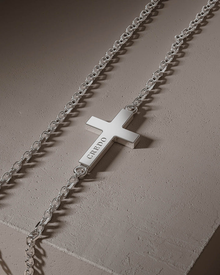 Women's Side Cross Necklace